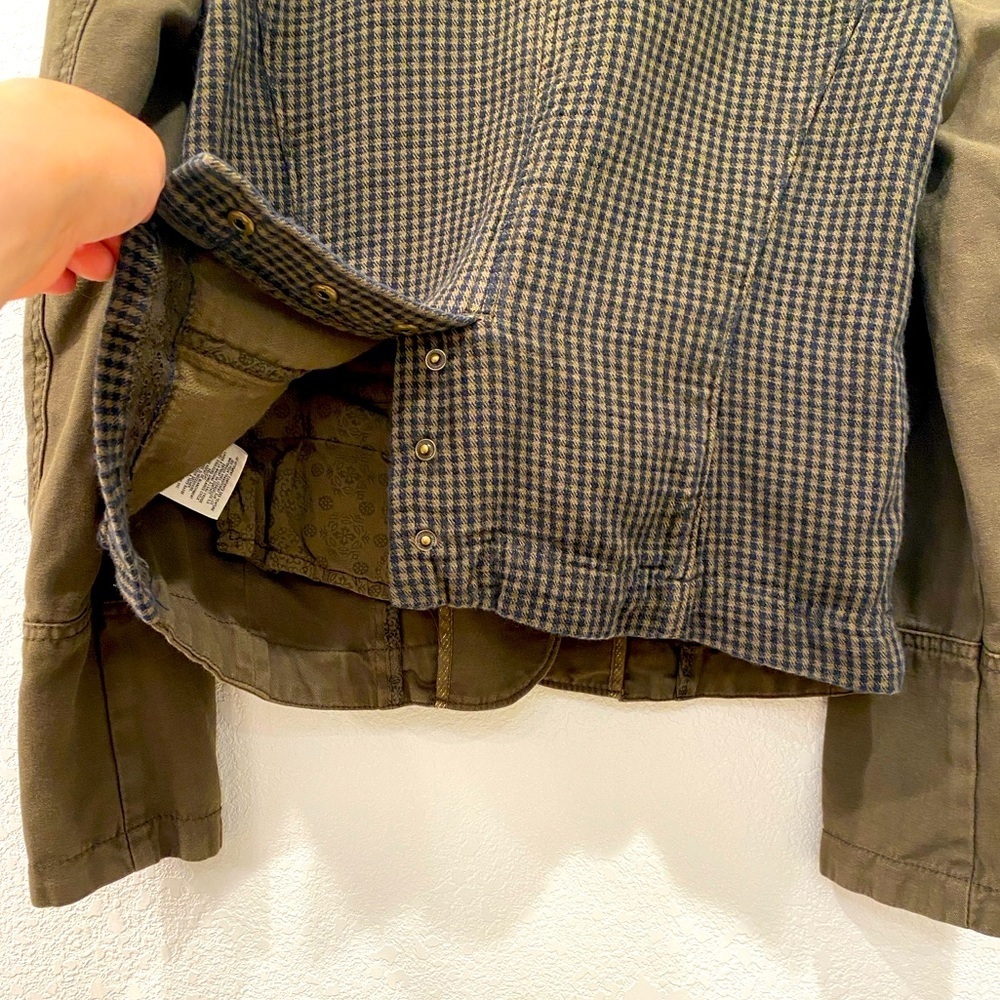 Anthropologie Hei Hei Delaine Blazer olive green - Picture 6 of 10